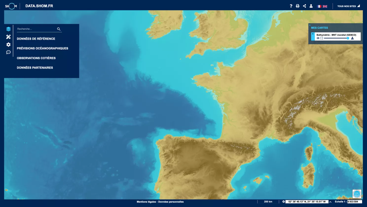 illustration data.shom.fr interface